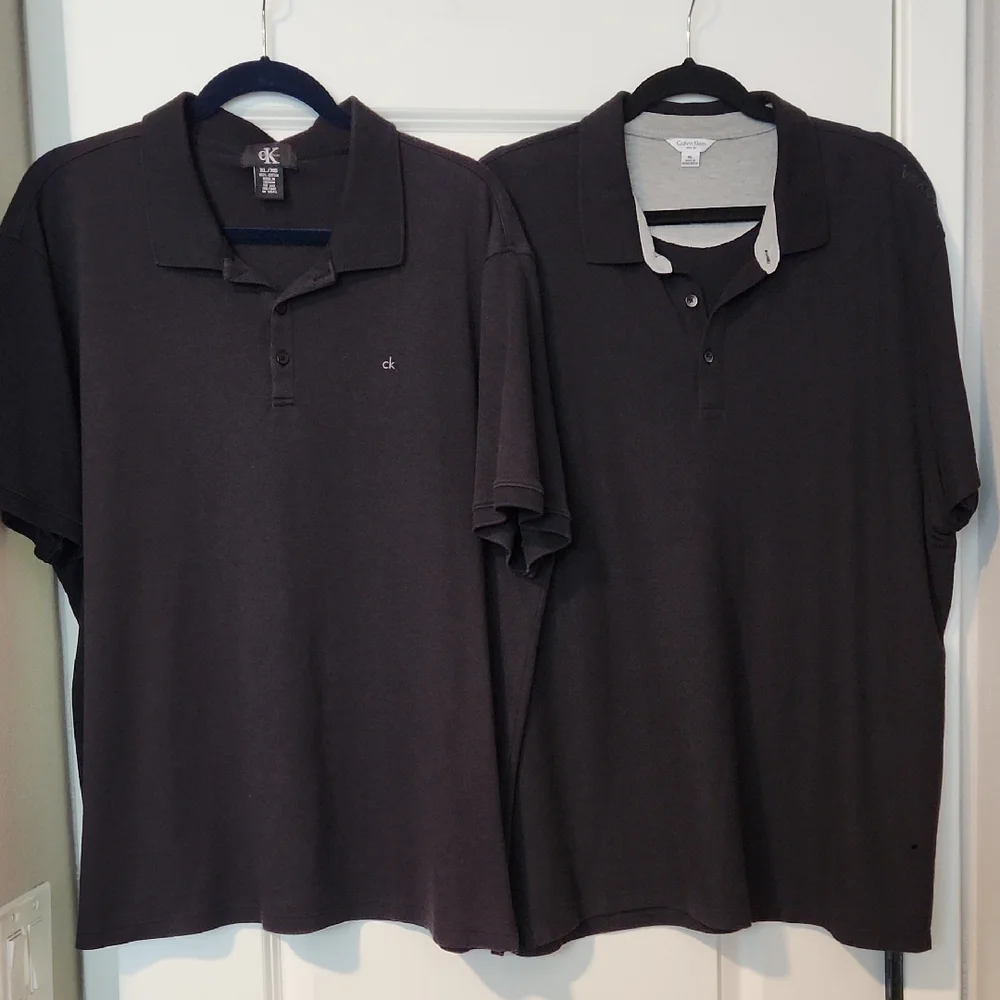 Calvin Klein Men's Black Polo Shirt - Picture 1 of 7